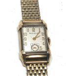 Gents Vintage Bulova wristwatch the watch is ticking