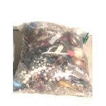 10kg UNSORTED COSTUME JEWELLERY including Bangles, Necklaces, Rings, Earrings. *Please note photo is