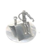 Israel silver miniature fig