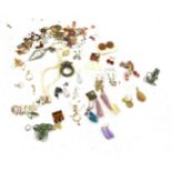 Large selection of ladies costume jewellery to include earrings etc