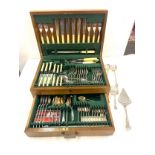 Cased canteen cutlery set