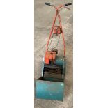 Vintage petrol Suffolk lawnmower, untested