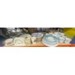 Large selection of miscellaneous includes mugs, scales, plates etc