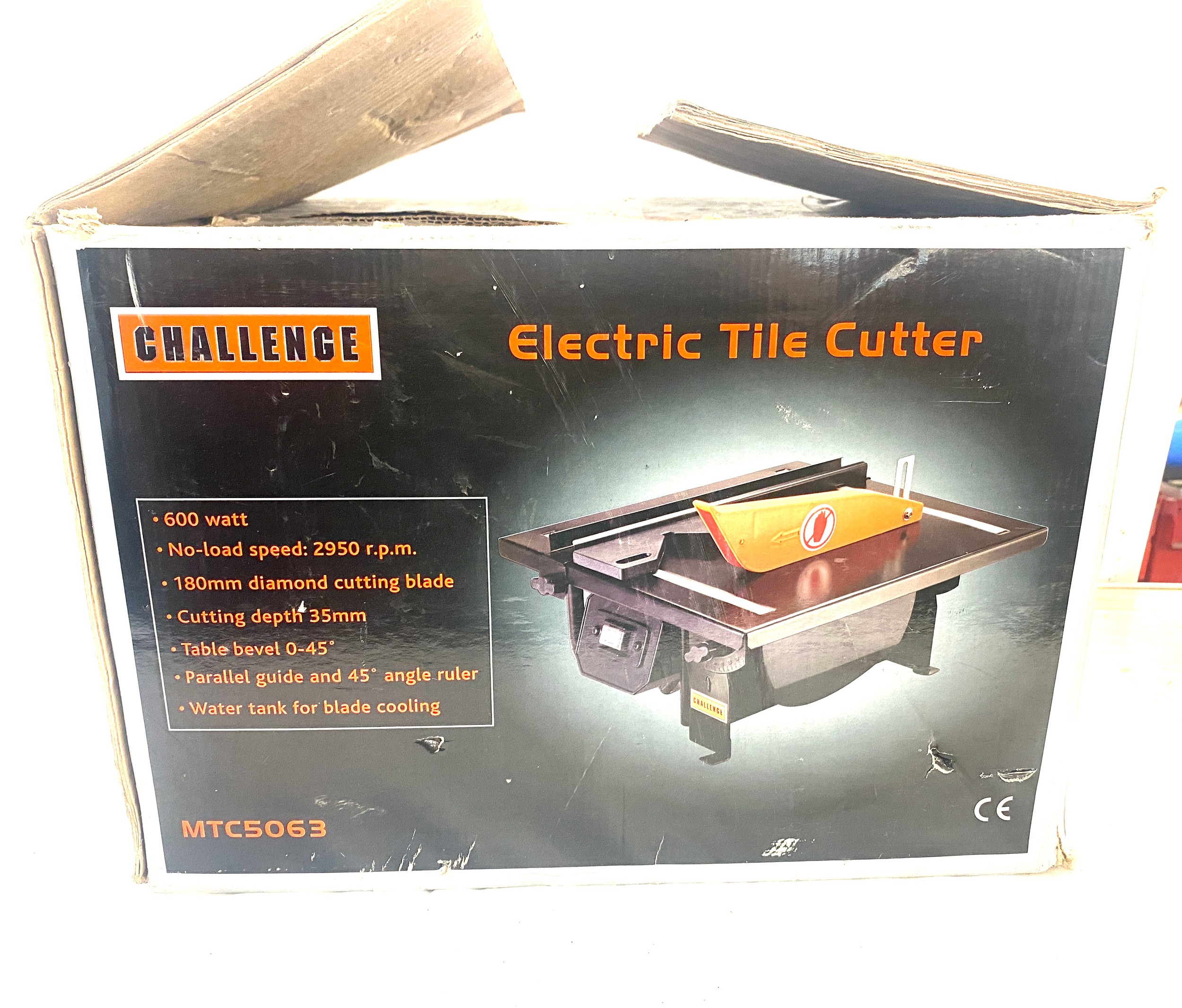 Challenge electric tile cutter serial MTC5O63, unteted - Image 2 of 3