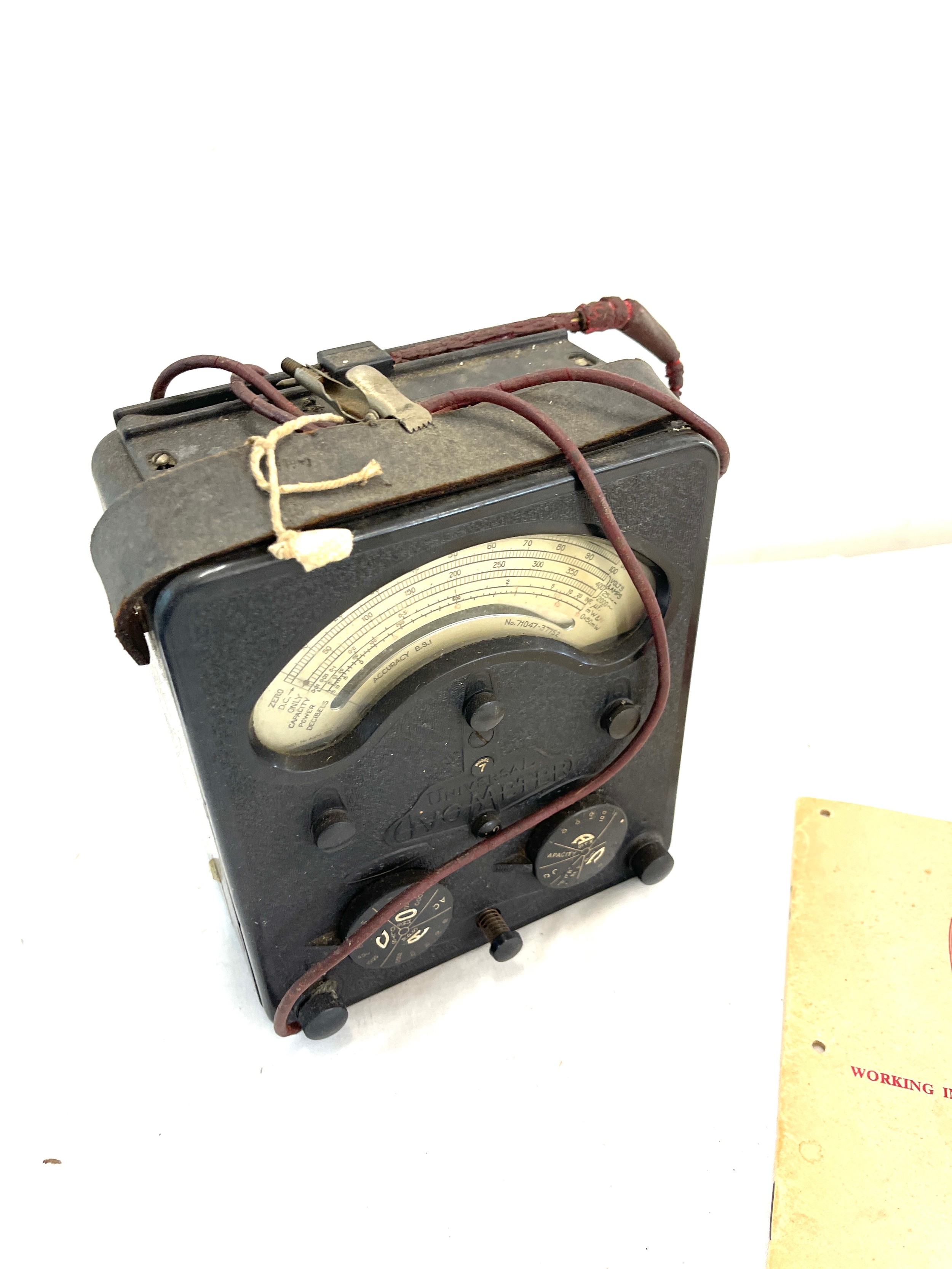 Vintage Model 7 Universal Avometer, untested - Image 2 of 3
