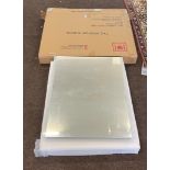 Brand new in box light up bathroom mirror, w122025710 ctn size 880, 680, 100mm