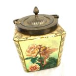 Flower fairy Fantasia vintage Carltons Ware Burslem Fantasia tea caddy