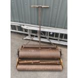 Antique garden roller