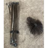 Chimney sweep rod set