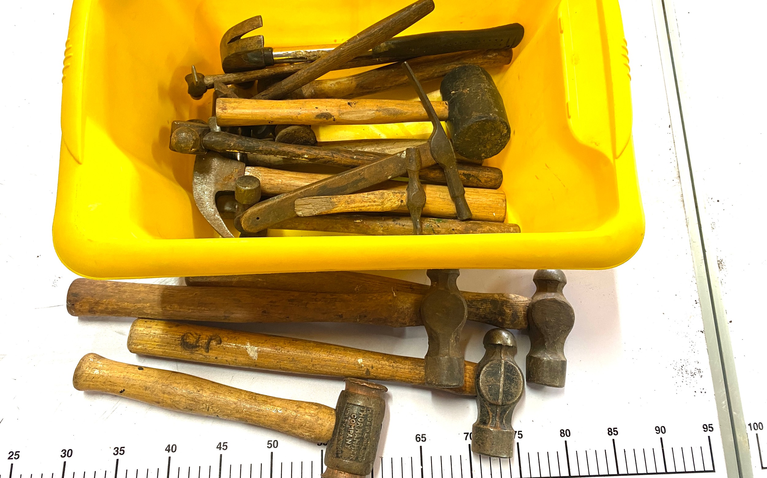 Assorted hammers, mallets, various sizes - Image 2 of 3