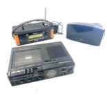 Selection of radios to include Roberts, Philips etc with leads, untested