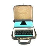 Vintage cased type writer Liliput