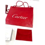 Cartier cleaning kit, Cartier international service pouches, Cartier note carry A5 folder