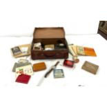 Small breifcase containing a large quantity of collectables