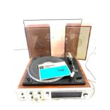 Toshiba SM-270 Stereo turntable and vintage Speakers, untested