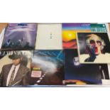Selection of LP records to include Moody blues, Elton John, Simply red etc