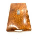 Olive wood antique card case