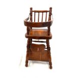 Vintage dolls metamorphic highchair