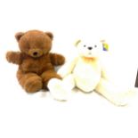 Two Large teddy bears, Bear necessity height of largest approx 27inches