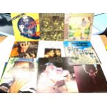 Large selection of LP records to include Elton John, The Who, Jethro Tull etc