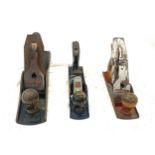 Selection woodworking planes to include a Stanley, plane master, Stanley Bailey, one other