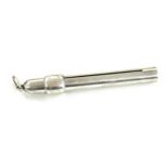 Silver sliding pencil holder - S Mordan & Co, has been engraved with initials
