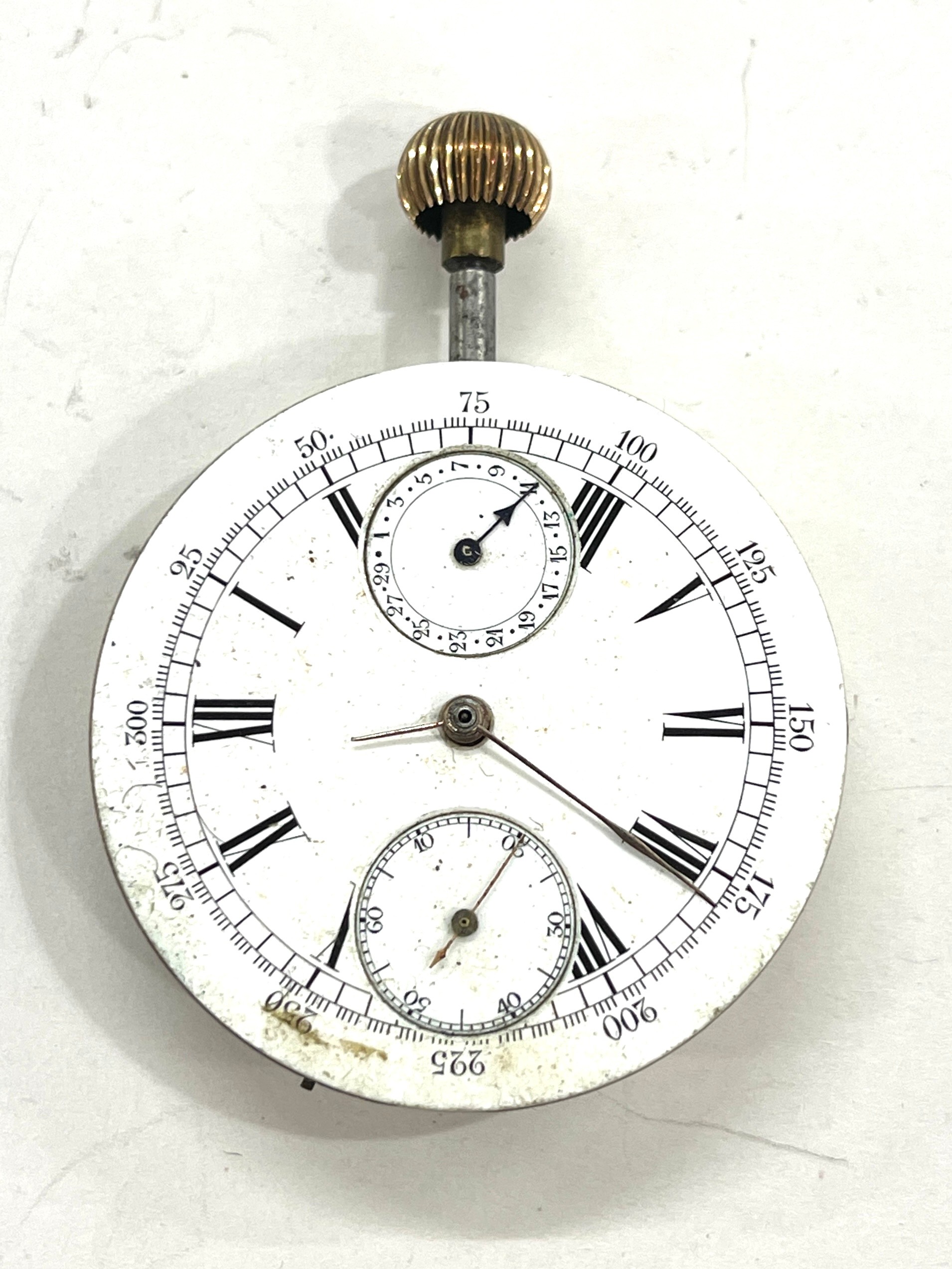 Complicated chronograph pocket watch movement