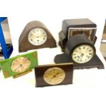 Selection of mantel clocks, a/f