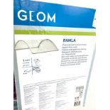 Geom Ramla Arched Canopy measures approx height 34 cm, by 140cm width and 90cm depth