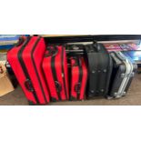 Selection of assorted luggage cases includes constellation etc