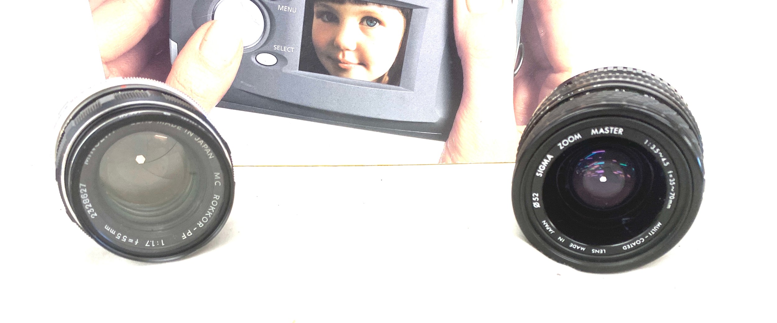 Kodak easyshare DX3600 Zoom digital camera, Sigma Zoom master, multi coated lens, Minolta Mcrokkor - - Image 4 of 4