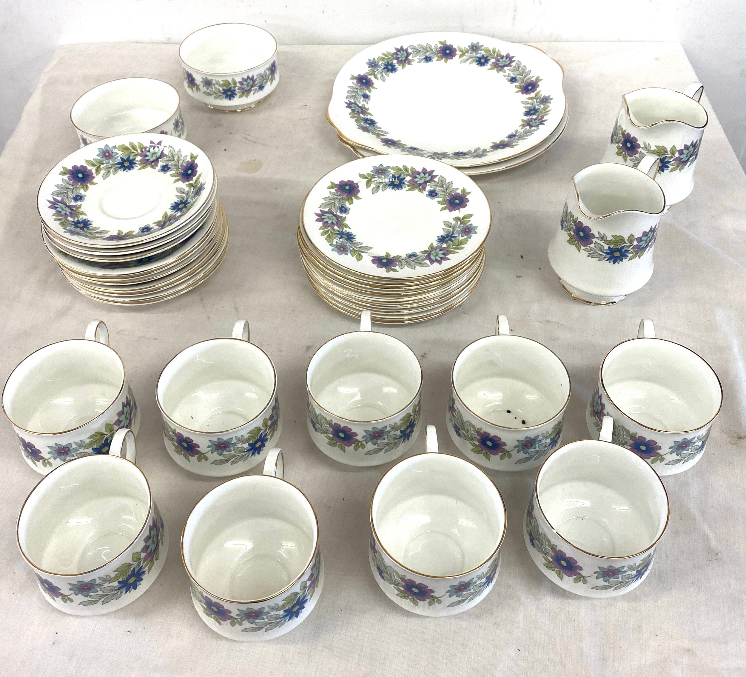 Paragon 10 place setting tea set, all in good overall condition