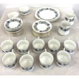 Paragon 10 place setting tea set, all in good overall condition