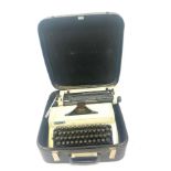 Erika Robotron Model 105 Vintage Typewriter In Case