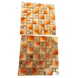 Large selection of wall bathroom tiles, each measures approx 12 inches by 11.5 inches