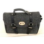 New Ladies grey Glen Appin of Scotland Harris tweed bag