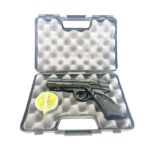 Webley Tempest .177 Calibre Air Pistol, with black finish and case