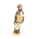Rare Lladro monk figurine, a helping hand 2202, height approx 9inches