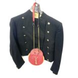 Vintage scottish sporran, belt and jacket.