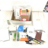 Selection of card making items includes iris folding kits, cards abd paints etc