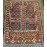 19th century yomut ensi rug measures approx 65 inches long 52 inches wide