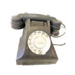 Vintage bakelite telephone , untested