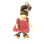Gotz brunette jointed doll, marks to neck to include number 92 / 218
