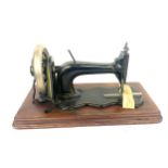 Vintage cased "the singer MFG" sewing machine