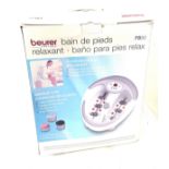 Boxed beuer foot spa, untested