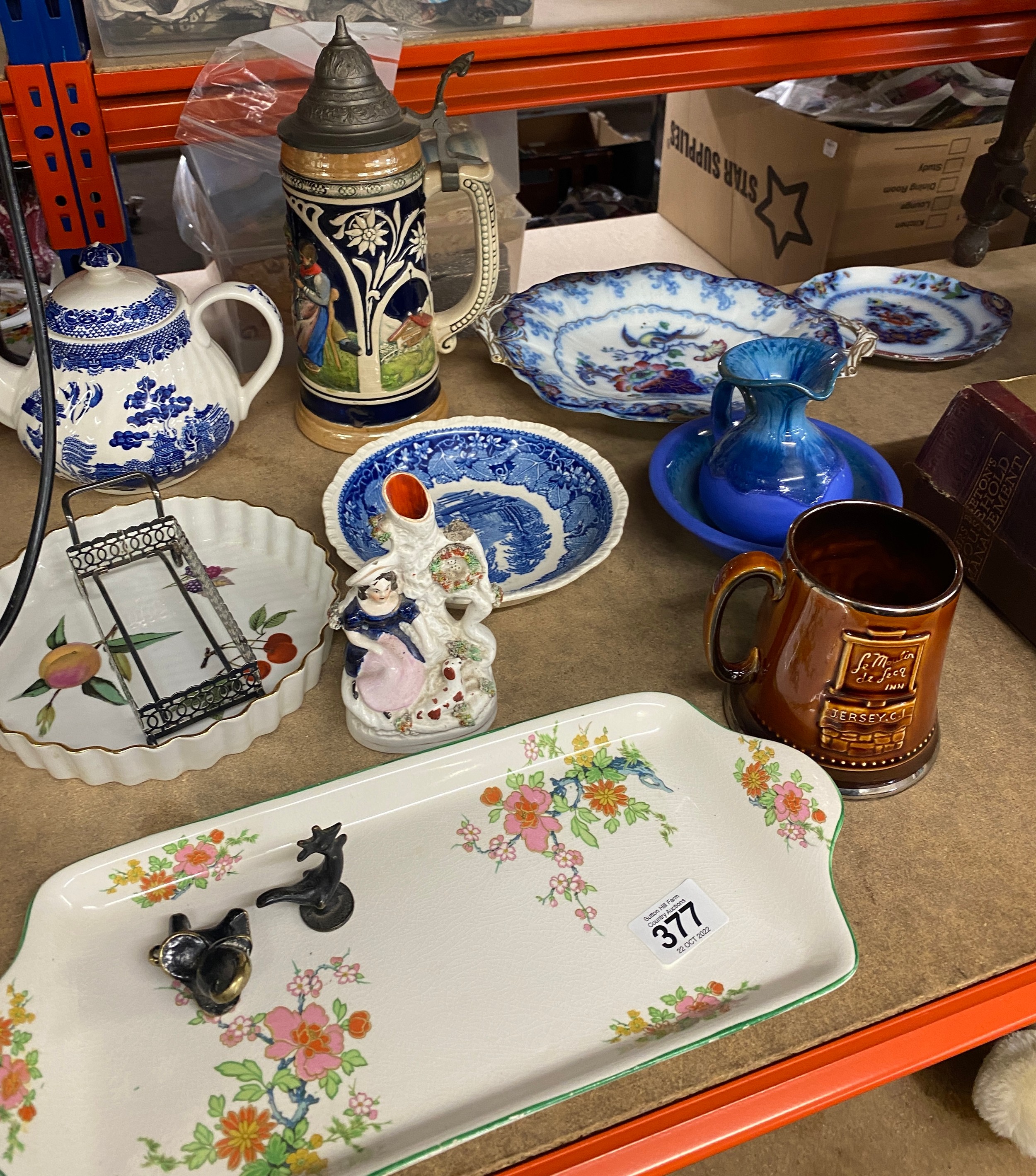 Large selection of miscellaneous includes jugs, steins, glassware etc - Image 2 of 7