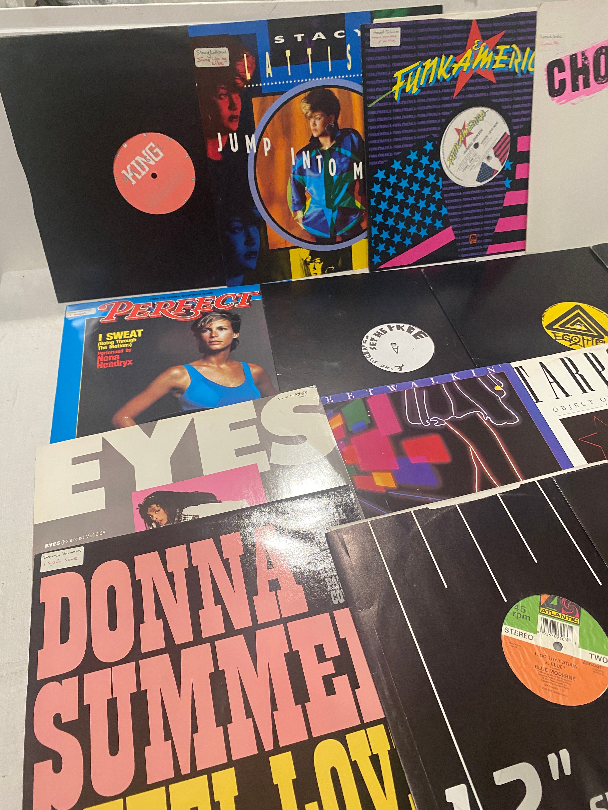 Large selection of 12inch Dance and R&B singles to include Stacy Lattis, Sting, Donna Summer etc - Bild 2 aus 5