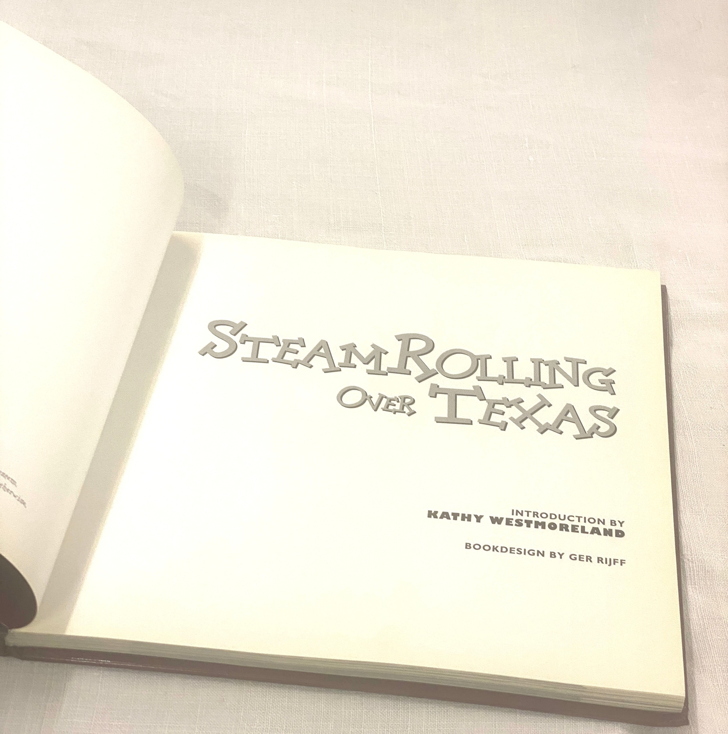 Steam Rolling Over Texas by Ger Rijff hard back book - Bild 2 aus 3