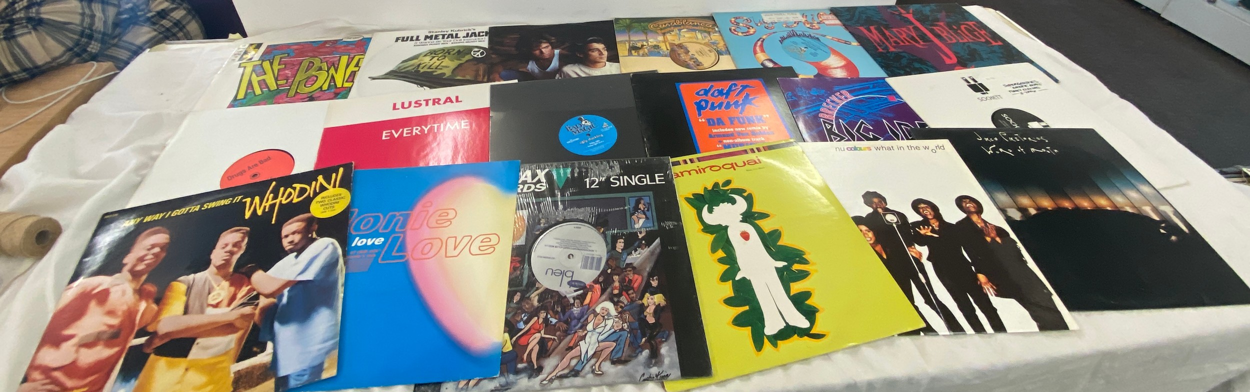 Selection of assorted dance/ R&B 12inch singles includes Dont Punk, Eat My Goal, Born to kill, Red