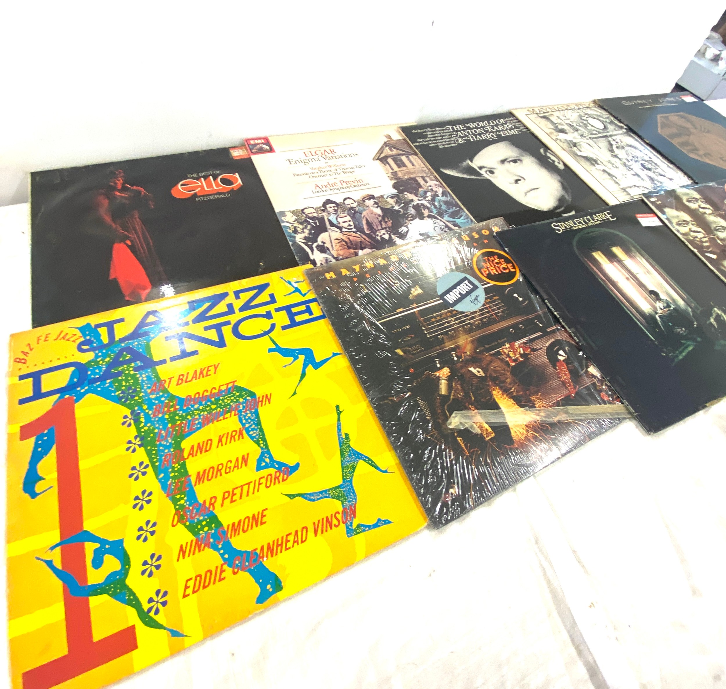 Selection of 10 Jazz LPs includes Maynard Ferguson, Anton Karas, Stanley Clarke, Quinity Jones etc - Bild 2 aus 3